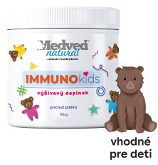Medveď natural IMMUNO kids jablko 115g