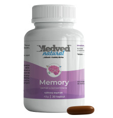 Medveď natural Memory 30 kapsúl