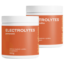 2x ELECTROLYTES 300g orange + lime and mint(spolu 600g)