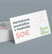 Darčekový poukaz 50 EUR