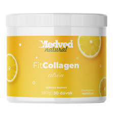 Medveď natural FIT Collagen citrón 180g