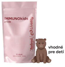 Medveď natural IMMUNO kids jahoda 128g