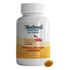 Medveď natural LongVida optimalizovaný kurkumín 60 gélových kapsúl