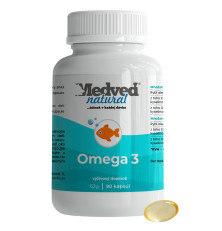 Medveď natural Omega-3 90 kapsúl
