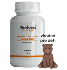 Medveď natural Vitamín C z extraktu z Camu Camu 60 kapsúl